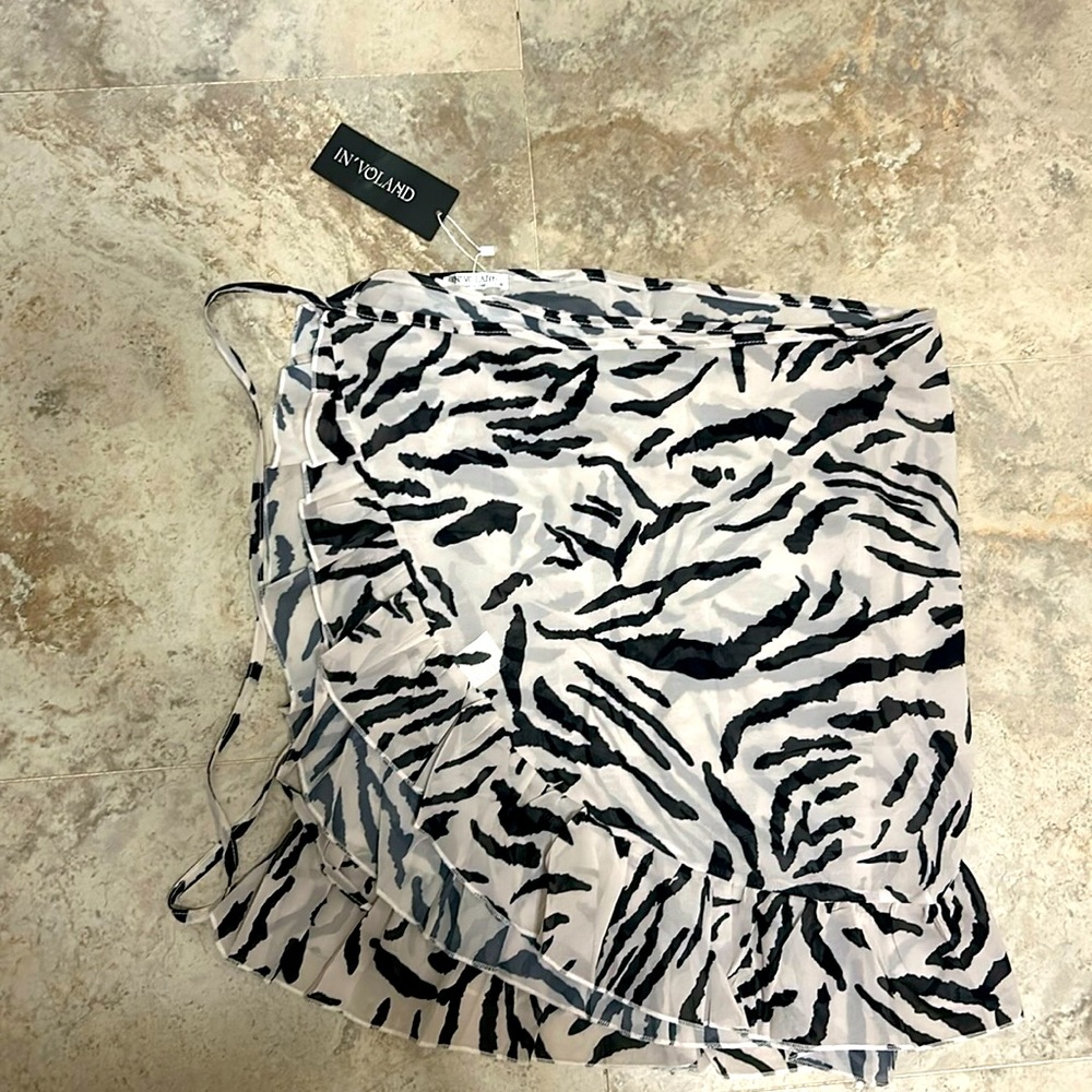 Zebra swim cover